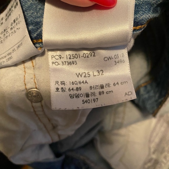 Levi 501 Jeans - distressed - Picture 3 of 3